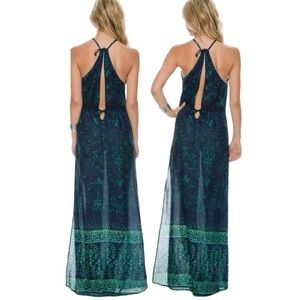 O’Neil Green Maxi Dress